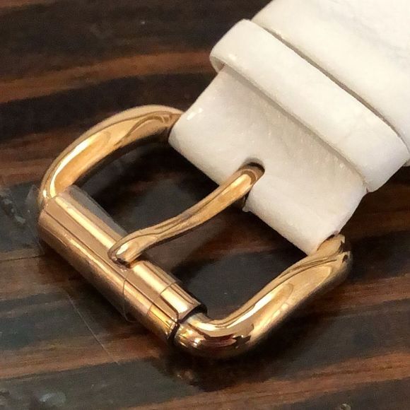 MARC JACOBS Rose Gold & White Leather Large Dial Watch NWOT - Picture 14 of 17